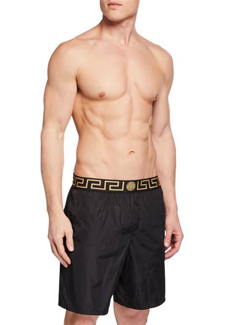 men versace swim|designer men's swim trunks.